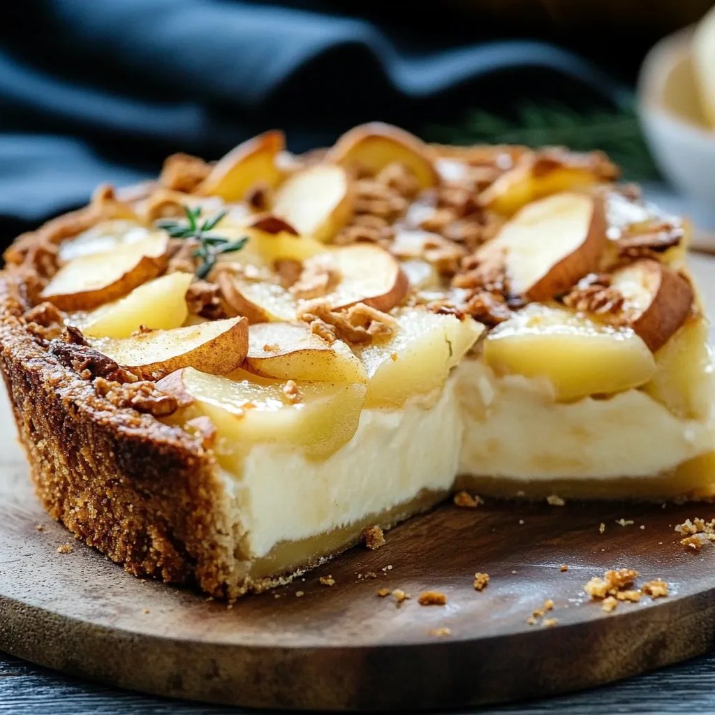 Apfel-Salzkaramell-Käsekuchen