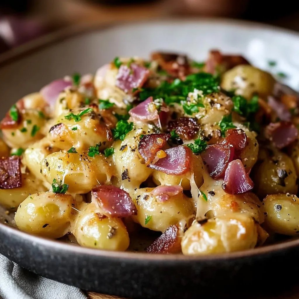 Gebackener Rosenkohl mit Speck und Senfsoße
